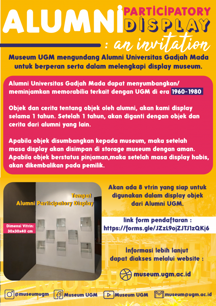 Poster Alumni Participatory Display Museum UGM